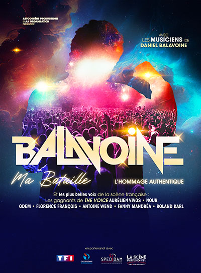 Affiche du spectacle Balavoine : Ma bataille