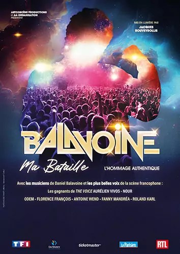 Affiche du spectacle Balavoine : Ma bataille